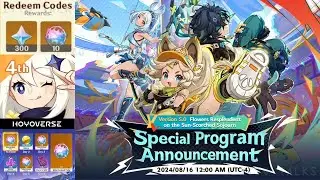 NEW UPDATE!! 5.0 SPECIAL PROGRAM, REDEEM CODES, BANNERS, ANNIVERSARY REWARDS & MORE - Genshin impact