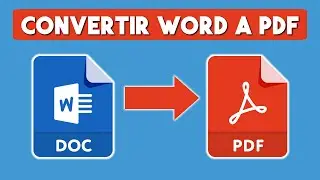 Como Convertir WORD a PDF Sin Programas 2024