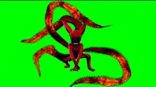 Green screen kyubi kurama  ekor 4