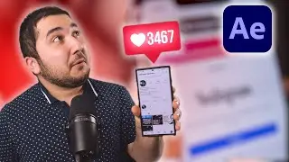 INSTAGRAM Like Zahl ANIMATION in After Effects CC 2021! | GRATIS VORLAGE // 100% FREE TEMPLATE!
