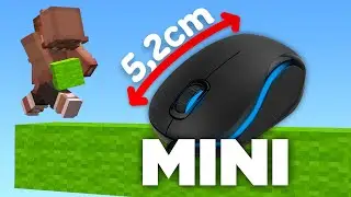 Ich spiele mit der kleinsten Maus der Welt Minecraft!