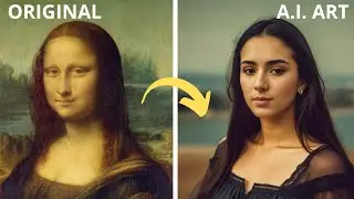 Famous Pictures vs Artificial Intelligence A.I. ART