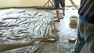 растворонасос Р 150 в работе