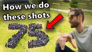 How to shoot drone group photos