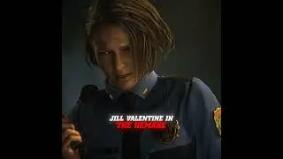 Jill Valentine Re1 Remastered Vs Jill Valentine Re3 Remake #shorts #residentevil #aftereffects