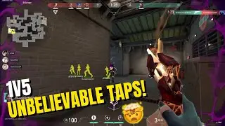 Crazy 1v5 With One Taps!🔥