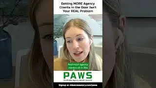 Why getting MORE agency clients in the door isn't your REAL problem with Taylor McMaster.