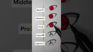 How to draw mangekyou sharingan || Itachi's mangekyou sharingan