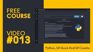PYTHON and QT QUICK - Compile To Windows Executable  - [MODERN GUI] - 