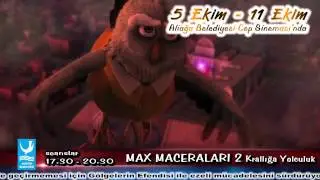 Aliağa Belediyesi Cep Sineması'nda  Max Maceraları 2 Krallığa Yolculuk