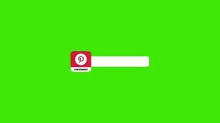 Green Screen Graphics | Pinterest Lower Third | 1080P