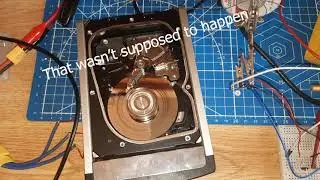 Modifying a hard drive to spin at 51000 rpm