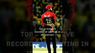 Top 10 massive records of batting in IPL history #ipl #cricket