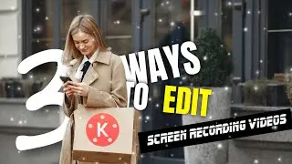How to edit screen recording videos in KINEMASTER || 3D style editing of screen recording videos ||
