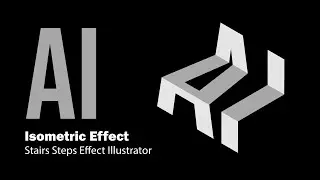 Steps Effect Illustrator | Text into Steps Effect  | Stair Steps Effect Illustrator