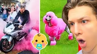 Watching THE WORST Gender Reveal FAILS w/ My Girlfriend (Funny)