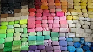 200 soap cubes !!! 😱 long video 2 hours of cutting soap cubes🤤