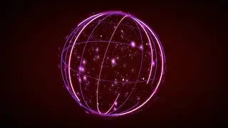 GLOWING GLOBE ROTATING MOTION GRAPHIC ||  FREE FOOTAGE || 1080P FULL HD