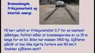 Mekanisk energi og arbeid