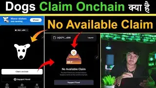 Dogs Claim Onchain 🔴 | Dogs No Available Claim Token Table | Dogs Airdrop Claim On Chain Not Showing