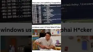 WIndows users vs LInux Users 