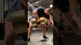 330lbs one-arm dumbbell row 👹