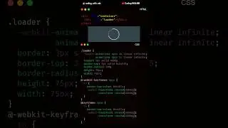 CSS loader #6 | HTML | CSS | UI 