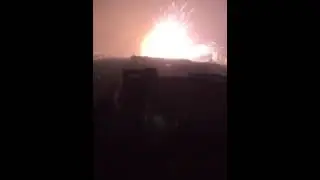 Another angle Massive explosion causes damage and fires in Tianjin China