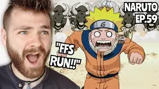 RUN NARUTO!!! RUN!!!! | NARUTO - EPISODE 59 | REACTION