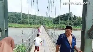 kondisi jembatan gantung kaliori saat ini