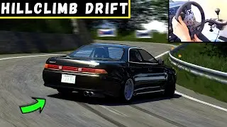 Clean Drifting Uphill | Assetto Corsa Drift Gameplay [ Steering Wheel Cam ]