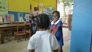 My son at school