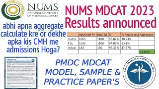 NUMS Results 2023/MDCAT 2022 Sample Papers/PMDC MDCAT 2023 Merit and Test updates/MDCAT 2023/PMDC