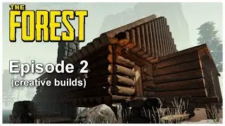 The Forest | Creative Builds | Episode 2 | Hunting Cabin | +Download