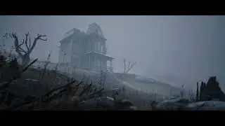Bates Motel | Rain and Thunder Ambience | Cinematic | 4K | Relaxing Ambience | Psycho Inspired