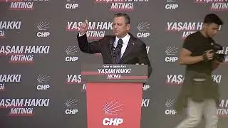 CHP GENEL BAŞKANI ÖZGÜR ÖZEL - TERÖRE VE ŞİDDETE KARŞI YAŞAM HAKKI MİTİNGİ 27/10/2024