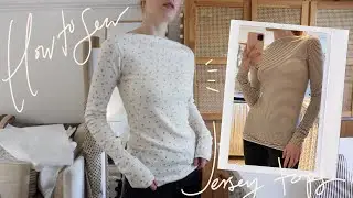 HOW TO SEW AN EASY JERSEY TOP | RosieBea