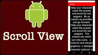 ScrollView | Android Studio Tutorial 2021 | How to Use ScrollView | Android App Development 2021