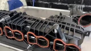 Чистка впускного коллектора BMW X5 f15 с пробегом 115.000 км