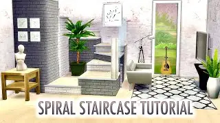 How to make a Platform Spiral Staircase / The Sims 4 / Как сделать винтовую лестницу / Симс 4