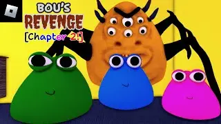 BOU'S REVENGE Chapter 2 [Roblox] + all ending : roblox mascot horror gameplay walkthrough