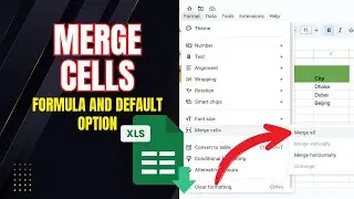How To Merge Cells In Google Sheets 2025 || Merge Cells In Different Methods 