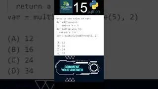 Python Certificate Quiz Questions 8 #python #quiz
