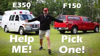 Ultimate Airshow Camper Van - F150 Vs E350 Ford Comparison!