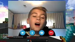 Little kid calls me on SKYPE after I trolled him in Bedwars