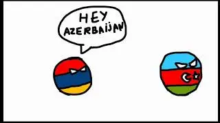 Countryballs animation #1 armenia vs azerbaijan