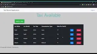 Taxi Rental System in PHP