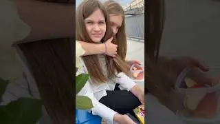 Жадина-говядина😂😅 Не давала Choco boy, а сырок тоже припрятала, смотрите😁 #жадина #пикник