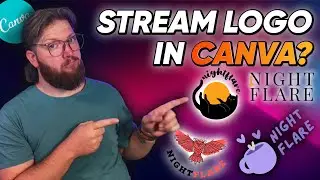 (New 2024) Design Your Twitch Logo in Canva for Free | Canva for Streamers
