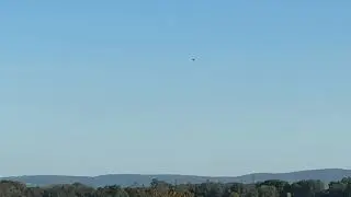Un parapente au dessus de Franken 